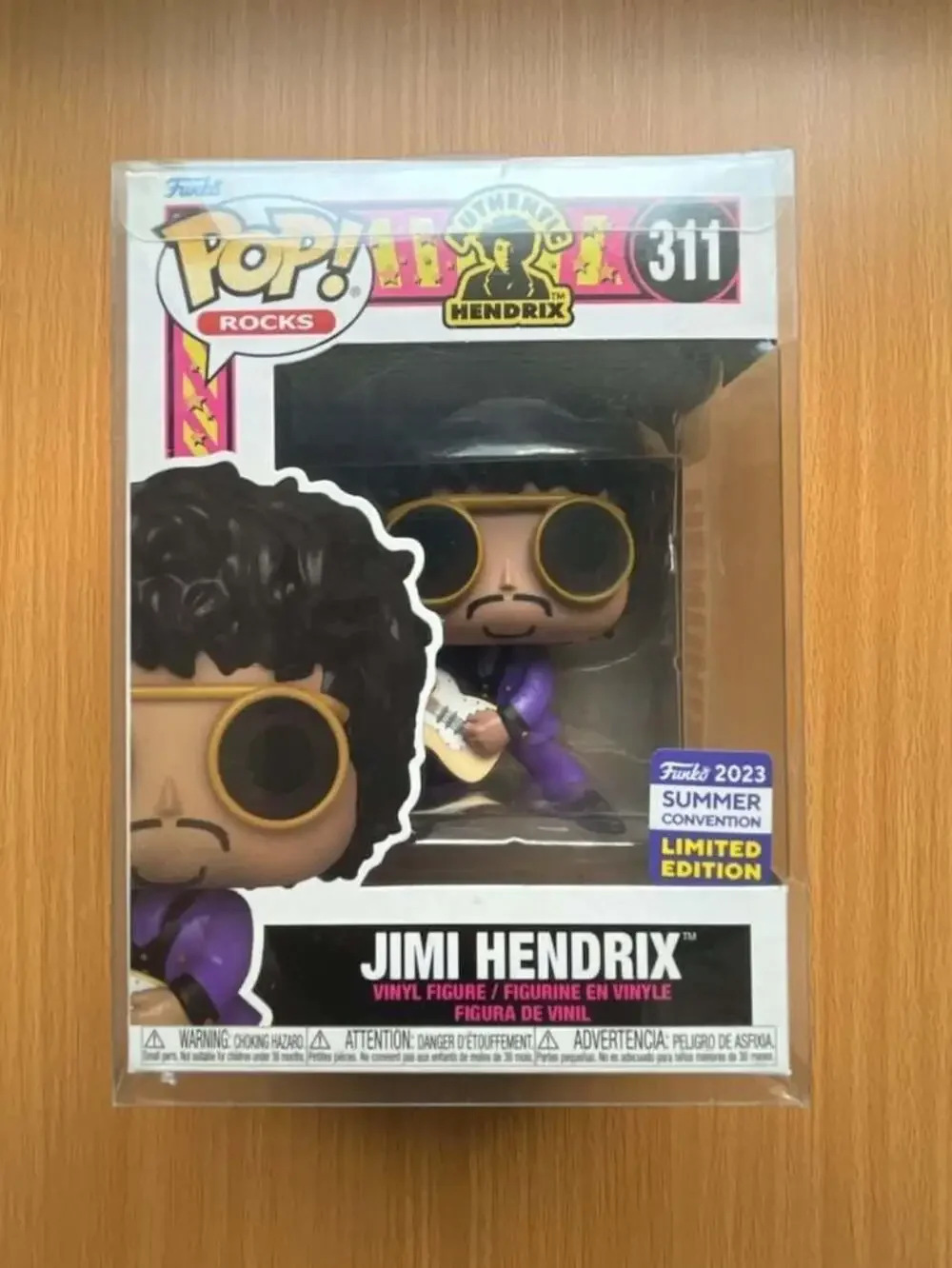 Funko Pop! Rocks Jimi Hendrix #311 2023 Summer Convention Limited Edition
